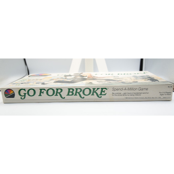 Vintage 1985 Go For Broke Spend A Million Board Game. By Selchow & Righter - Picture 4 of 4